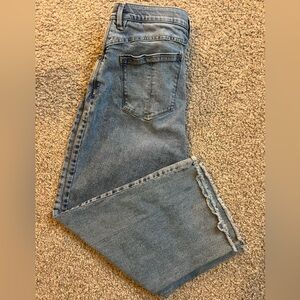 Wit & Wisdom Wide Leg Cropped Jeans